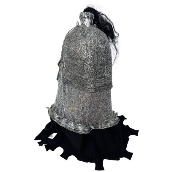 Faux Metal Knight Mask Medieval Renaissance Easter Unlimited Y2K Vintage - Picture 9 of 15